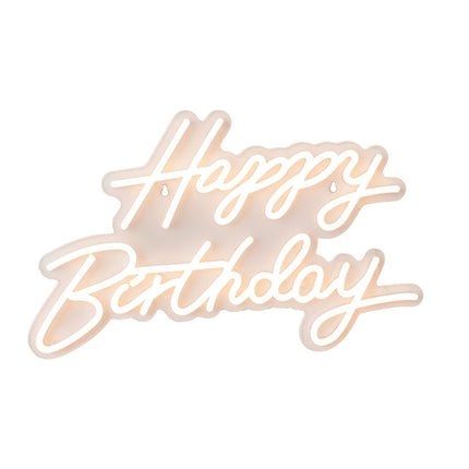 LED-Schild „Happy Birthday“ – Acryl, USB-betrieben