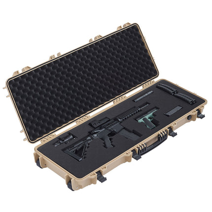 Hard Rifle Case 109 cm, Wheeled, IP67, Pre-Cut Foam