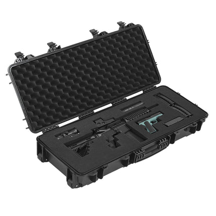 Hard Rifle Case, Lockable, IP67, Wheels, 97.8 cm