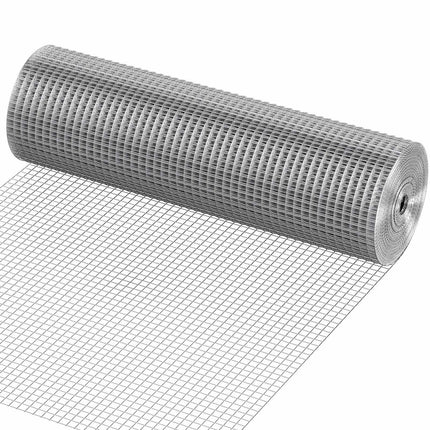 Hardware Cloth Roll, 1/2-Inch Mesh, 24in x 50ft, 19 Gauge