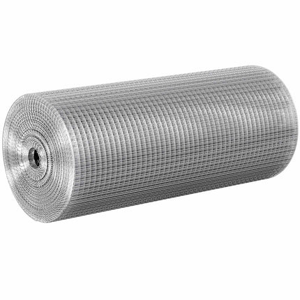 Hardware Cloth Roll, Galvanized 1/2 In Mesh, 24 In x 100 Ft