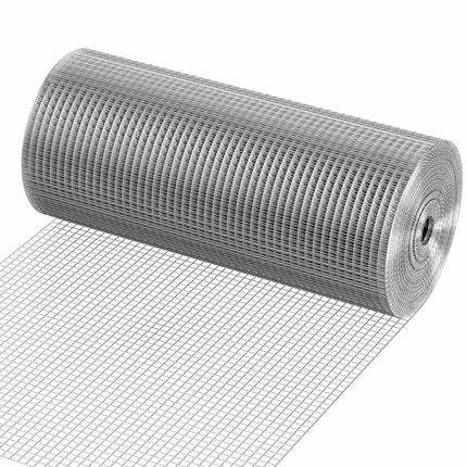 Hardware Cloth Roll, Galvanized 1/2 In Mesh, 24 In x 100 Ft