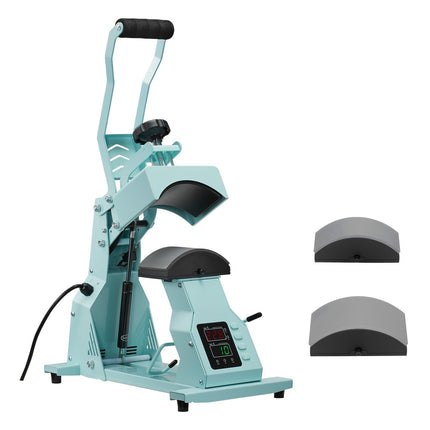 Hat Heat Press Machine, 2 Interchangeable Platens, Temp Timer