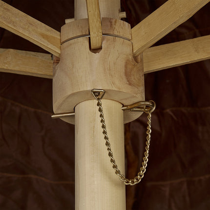 Parasol hawaïen en poils de palmier