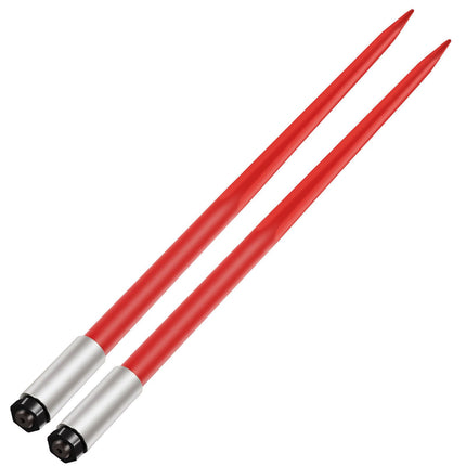 Hay Bale Spear Pair, 49 In, 4500 Lb, Quick Attach