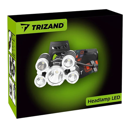 Stirnlampe 5 x LED T6 CREE 