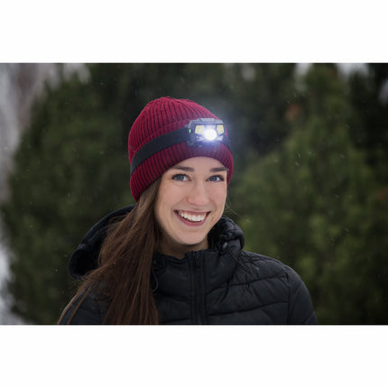 Lampe frontale avec détecteur de mouvement 550 lm