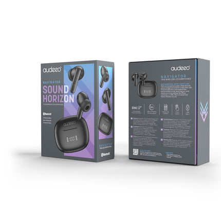 Kopfhörer In-Ear TWS ENC LED Navigator Schwarz