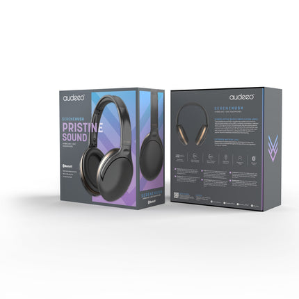 Kopfhörer Over-Ear Hybrid-ANC ENC Serenehush Schwarz