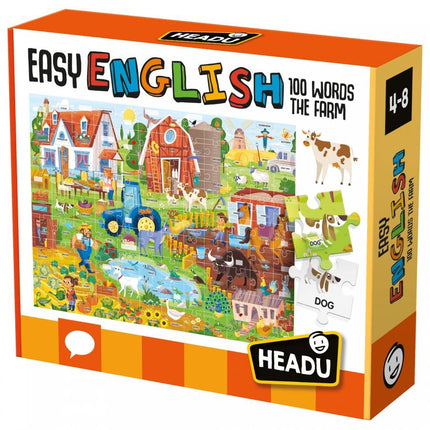 Headu Easy English 100 Wörter Bauernhof Lernspiel