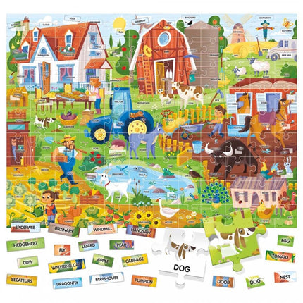 Headu Easy English 100 Wörter Bauernhof Lernspiel