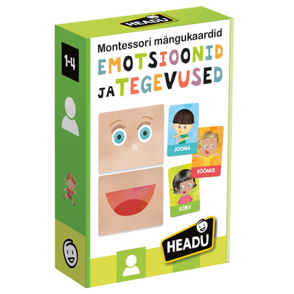 Headu kartičky emoce a činnosti Montessori (v estonštině)