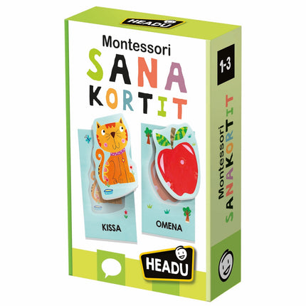 Headu Montessori Baby Flashcards (auf Finnisch)
