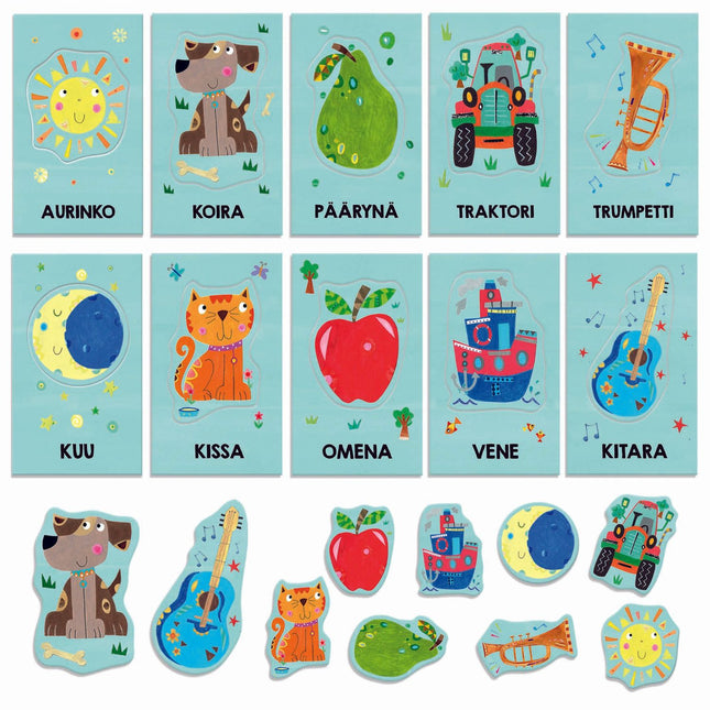 Headu Montessori Baby Flashcards (In Finnish Lang.)