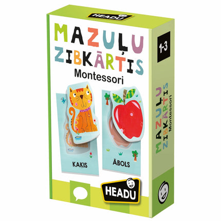 Headu Montessori Baby Flashcards (auf Lettisch)