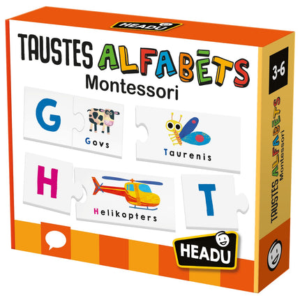 Headu Montessori Touch Abc (In lettischer Sprache)