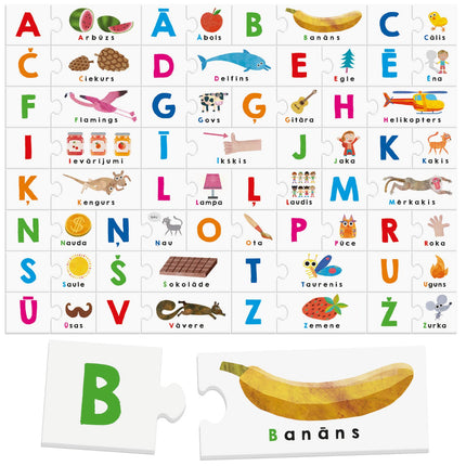 Headu Montessori Touch Abc (In lettischer Sprache)