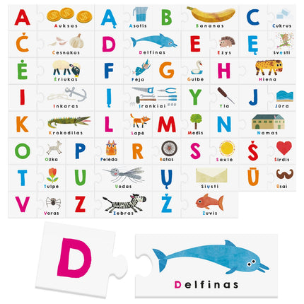 Headu Montessori Touch Abc (In Lithuanian Lang.)