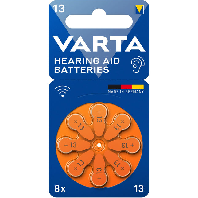 Hörgerätebatterie 13 / A13 / PR48 8er-Pack