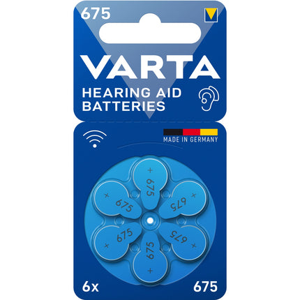 Titel: Hörgerätebatterie 675 / A675 / PR44