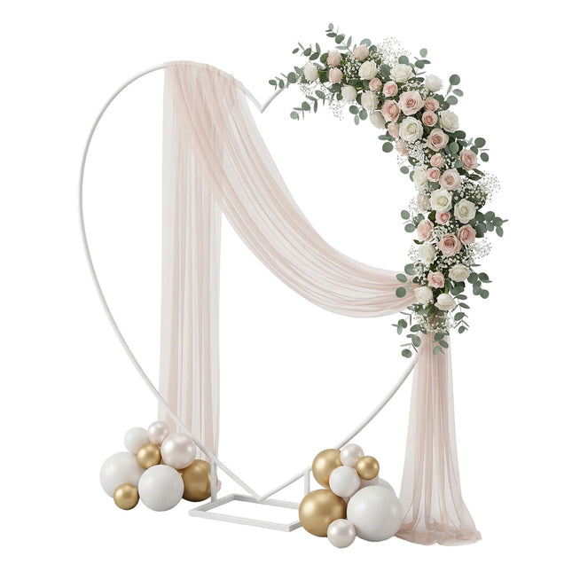 Heart Balloon Arch Frame – Interlocking, Indoor Outdoor