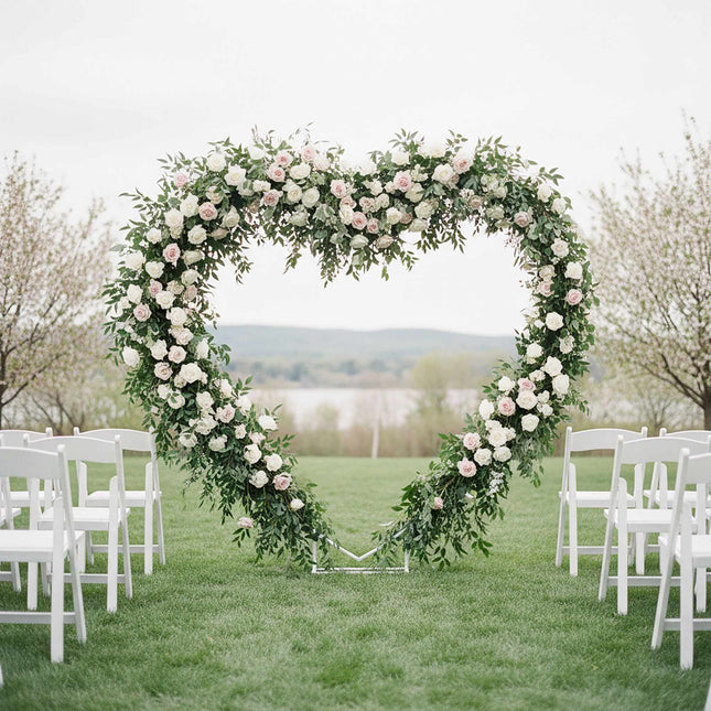Heart Balloon Arch Frame – Interlocking, Indoor Outdoor