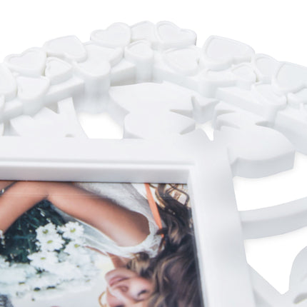 Heart shaped collage frame