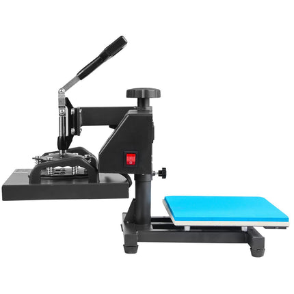 Heat Press Machine 10x12, 2-in-1 Cap Press, Digital