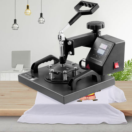 Heat Press Machine 10x12, 2-in-1 Cap Press, Digital