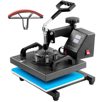 Heat Press Machine 10x12, 2-in-1 Cap Press, Digital