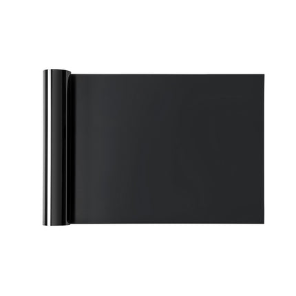 Heat Transfer Vinyl Roll, Glossy Black, 12 in x 25 ft