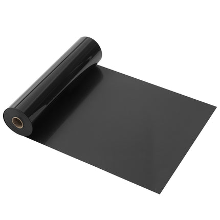 Heat Transfer Vinyl Roll, Glossy Black, 12 in x 50 ft