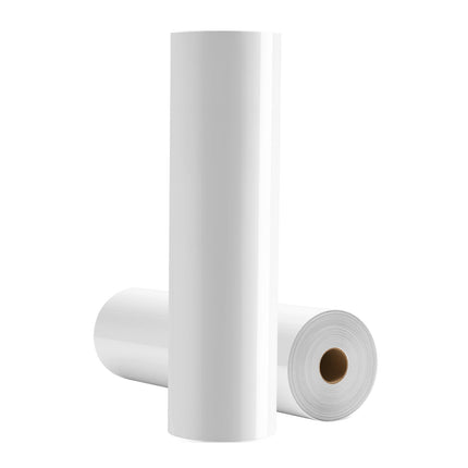Heat Transfer Vinyl Roll, Glossy White, 12 in x 70 ft