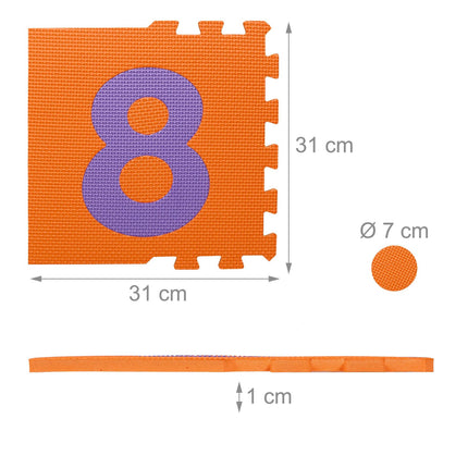 Puzzle podložka nebe a peklo