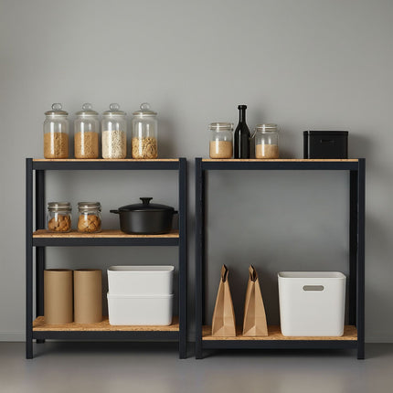 Heavy-Duty Adjustable Shelving Unit, 180x60x30 cm