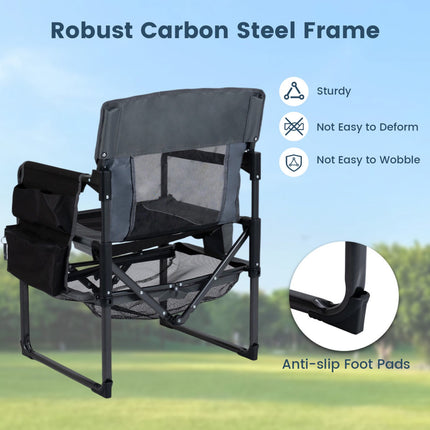 Heavy Duty Camping Chair with Cup Holder and Opener