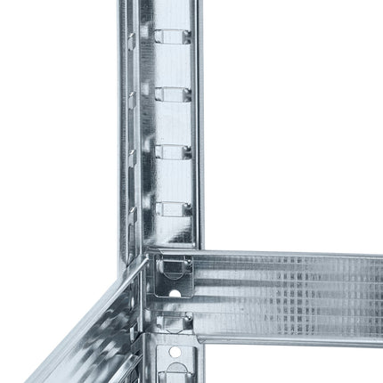 Schwerlast-Regaleinheit aus verzinktem Metall, verstellbar