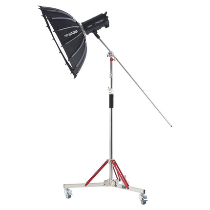 Heavy Duty Light Stand With Casters, 10.5 ft, 44 lb