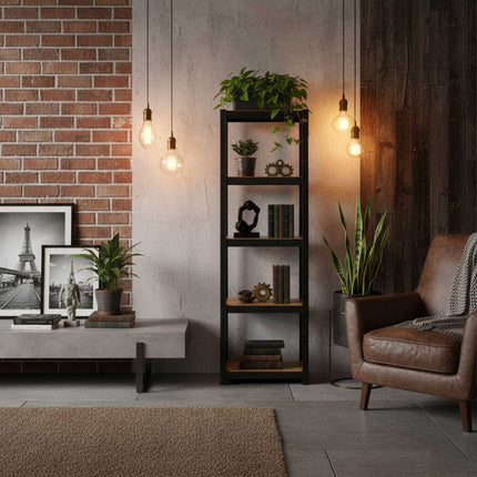 Heavy-Duty Metal Shelving Unit, 500 kg Capacity