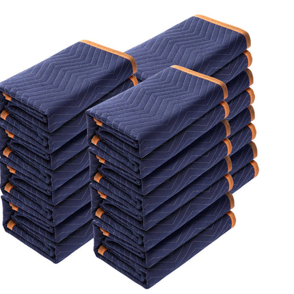 Heavy Duty Moving Blankets, 80 x 72 in, 12 Pack