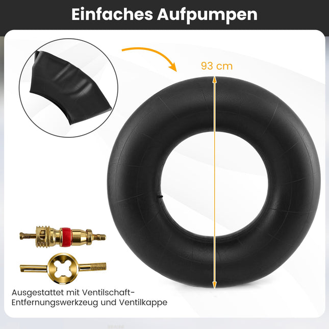 Hochleistungs-Gummireifen für Schnee- und Flussschläuche, 93 cm Durchmesser