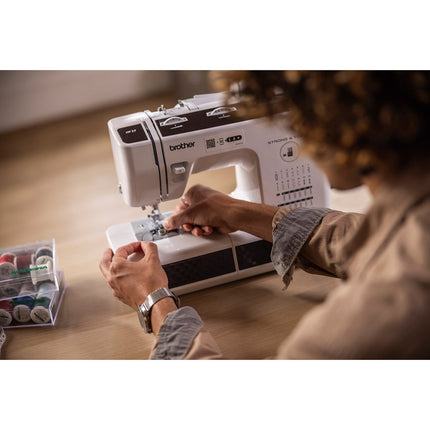 Heavy-Duty Sewing Machine, 27 Stitches, Twin Needle