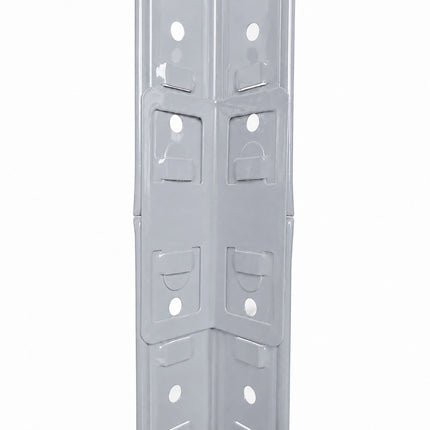 Heavy-Duty Shelving Unit with 5 Adjustable Tiers, 175 kg per Tier, Grey