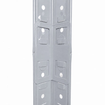 Heavy-Duty Shelving Unit with 5 Adjustable Tiers, 175 kg per Tier, Grey