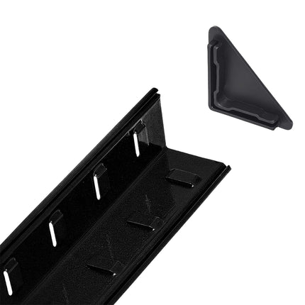 Heavy-Duty Shelving Unit with 5 Shelves, 500 kg, Industrial Style, Black