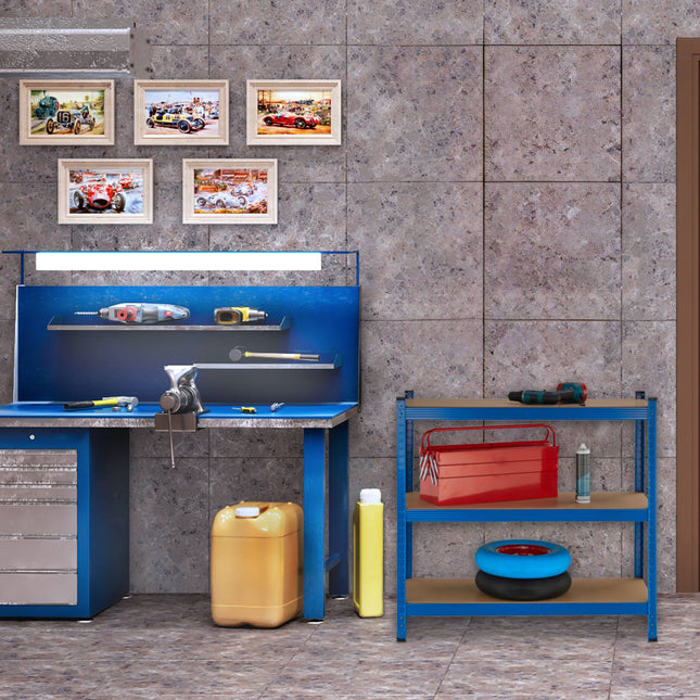 Robuuste stalen garage-opslagplank, 5 verstelbare planken