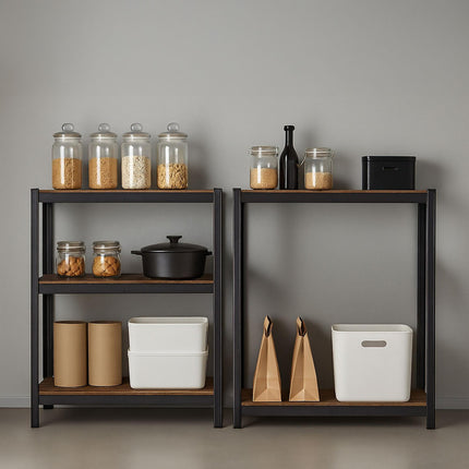 Heavy-Duty Steel Shelving Unit, 168x80x40 cm, 5 Shelves