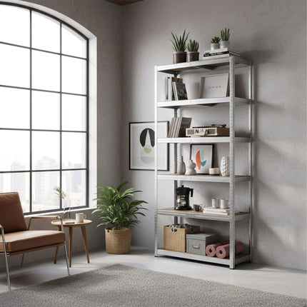 Heavy-Duty Steel Shelving Unit, 5 Tiers, 875 kg Capacity
