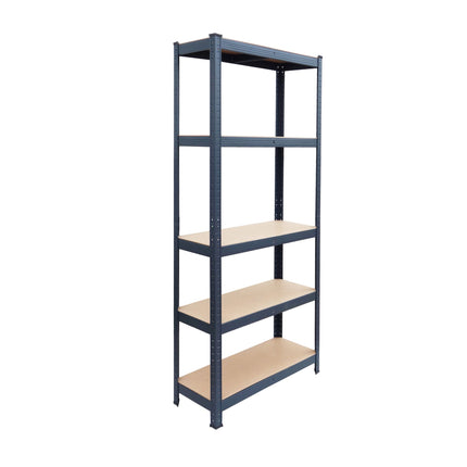 Heavy-Duty Steel Storage Rack with 5 Adjustable Shelves, 875 kg, Anthracite