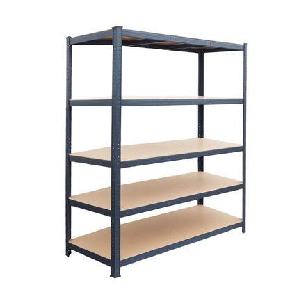 Heavy-Duty Steel Storage Rack with 5 Adjustable Shelves, 875 kg, Anthracite